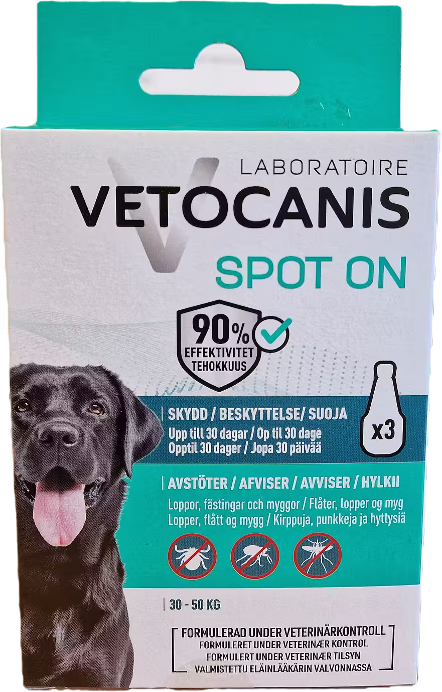 Anti-parasit Spot On Hund Large Vetocanis 3x3ml
