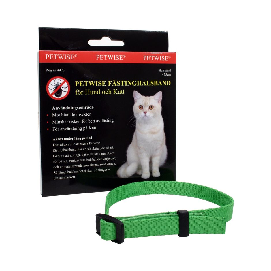 Fästinghalsband för katt och hund >35cm
