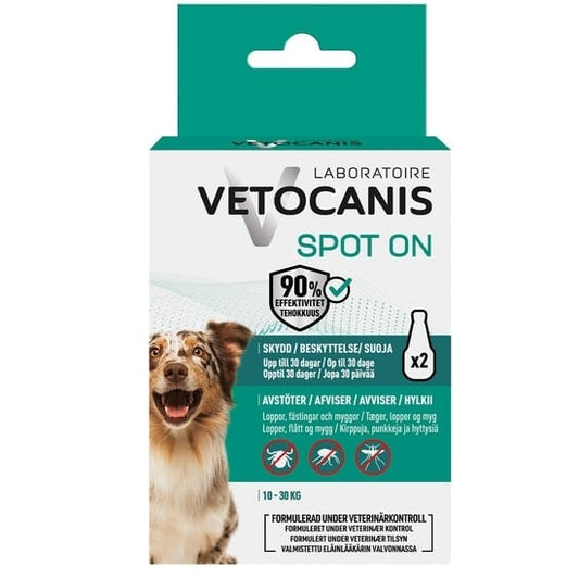 Anti-parasit Spot On Hund Medium Vetocanis 3x2ml