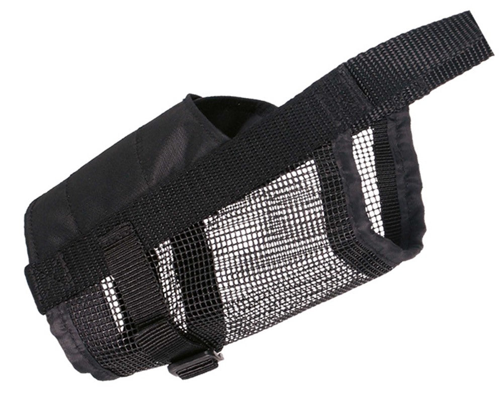 Munkorg svart nylon med nät