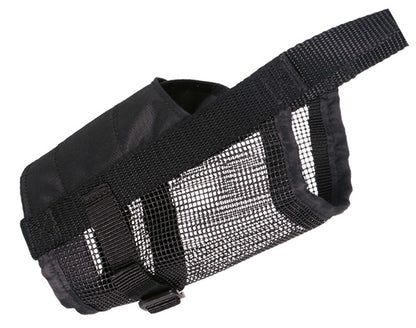 Munkorg svart nylon med nät