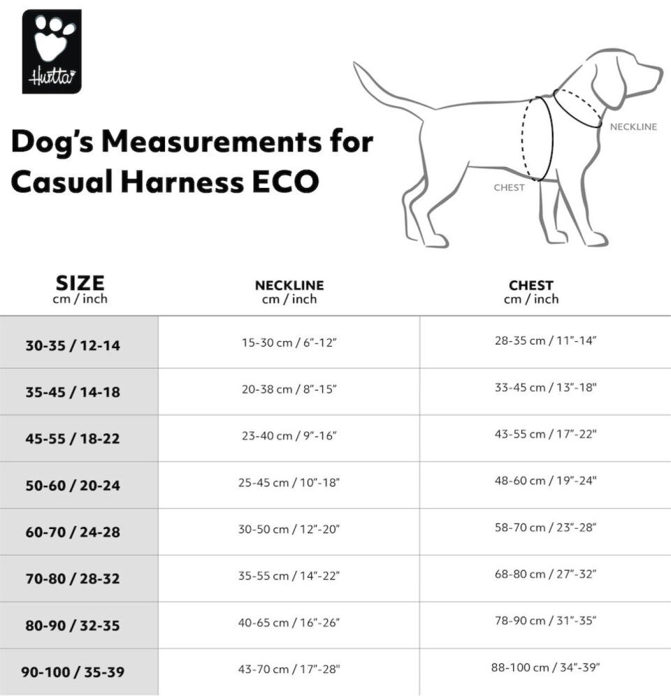 Hurtta ECO Casual hundsele – Återvunnet Material & Reflexer