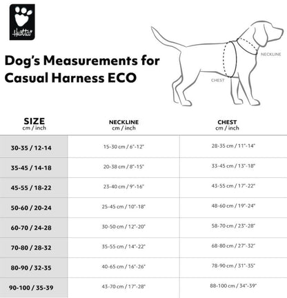 Hurtta ECO Casual hundsele – Återvunnet Material & Reflexer
