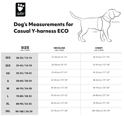 Hurtta ECO Casual Y-hundsele