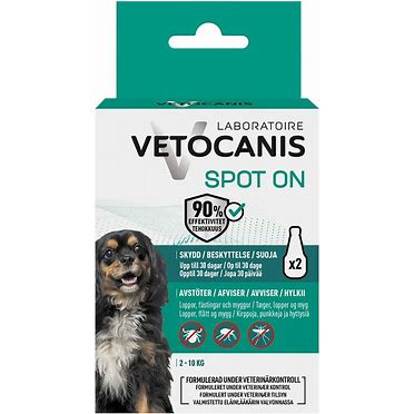 Anti-parasit Spot On Hund Small Vetocanis 2x2ml