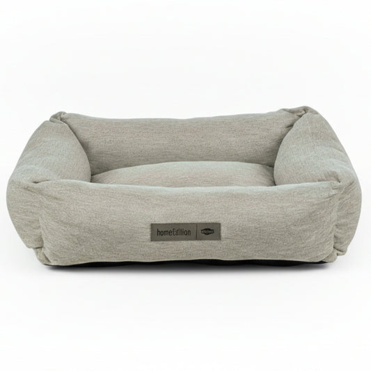 Trixie Noah hundbädd ljusgrå 120 × 75 cm med höga kanter och mjuk stoppning