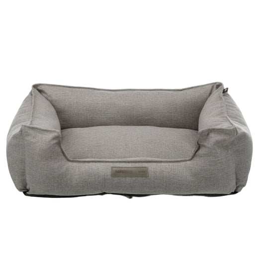 Trixie Talis hundbädd i grå färg – rektangulär hundsäng med höga kanter