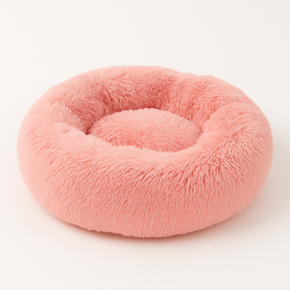 Rosa WiggleBed hundbädd i lugnande design för små och medelstora hundar